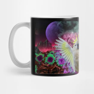 surreal AAAAAAA cockatoo Mug